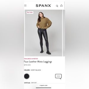 SPANX motto leggings - brand new!!